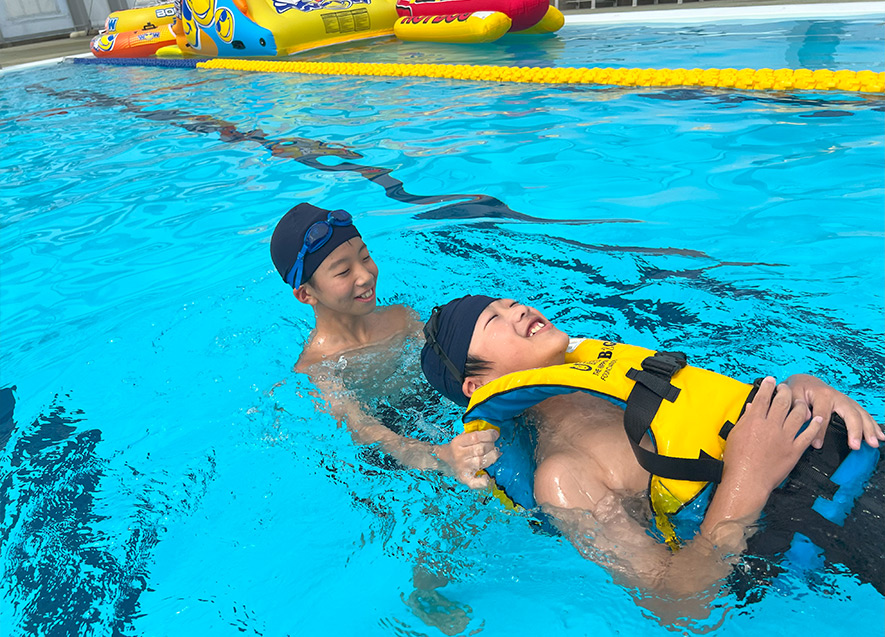 ライフジャケットリレー