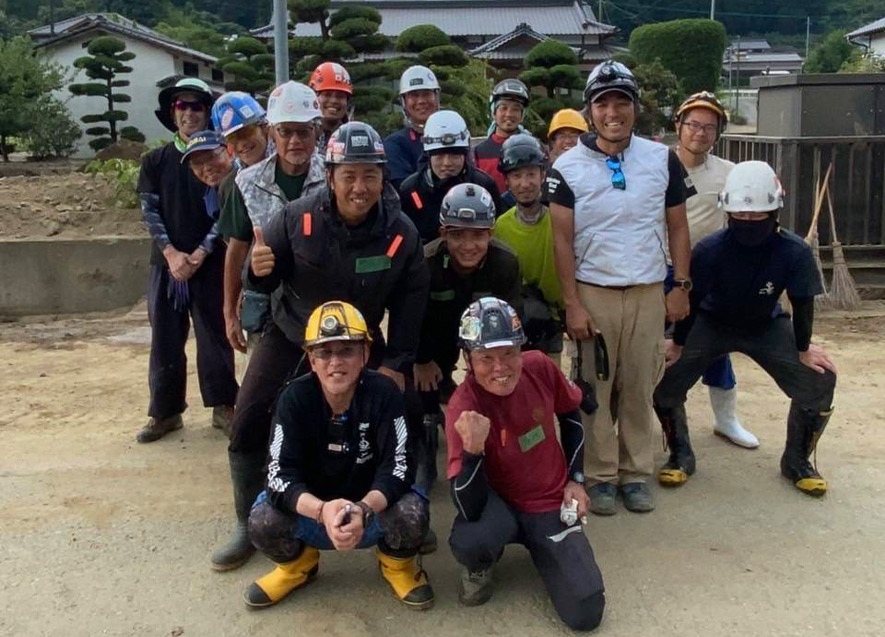 被災地の復旧作業にはボランティアの力が欠かせない