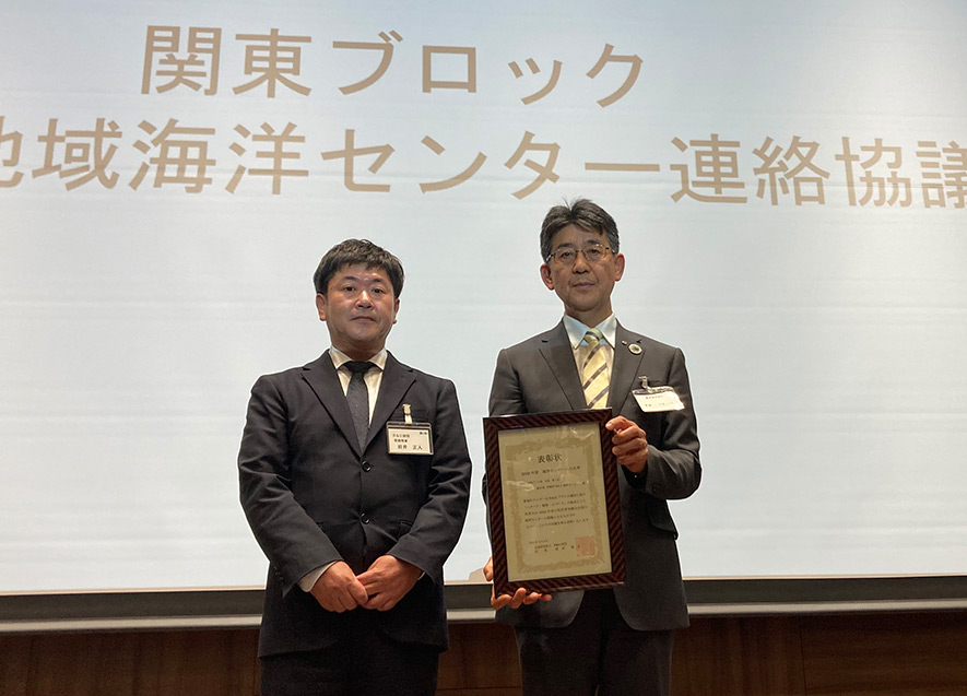 芳賀町大関町長（右）