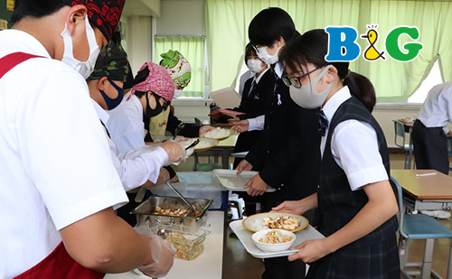 地域課題への取組み事例　スクールランチ事業（北海道愛別町）