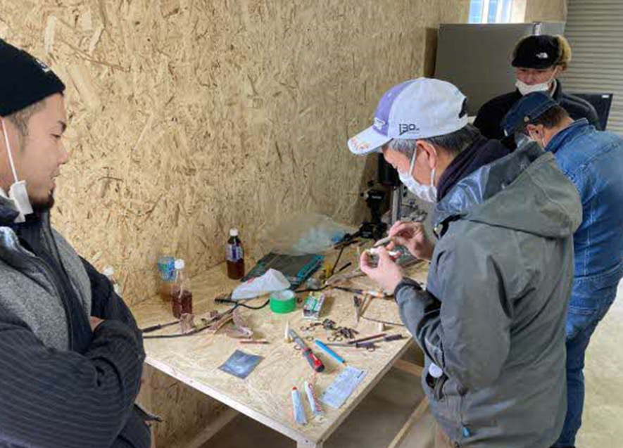 鹿角アクセづくり「DEEP HUNTER」