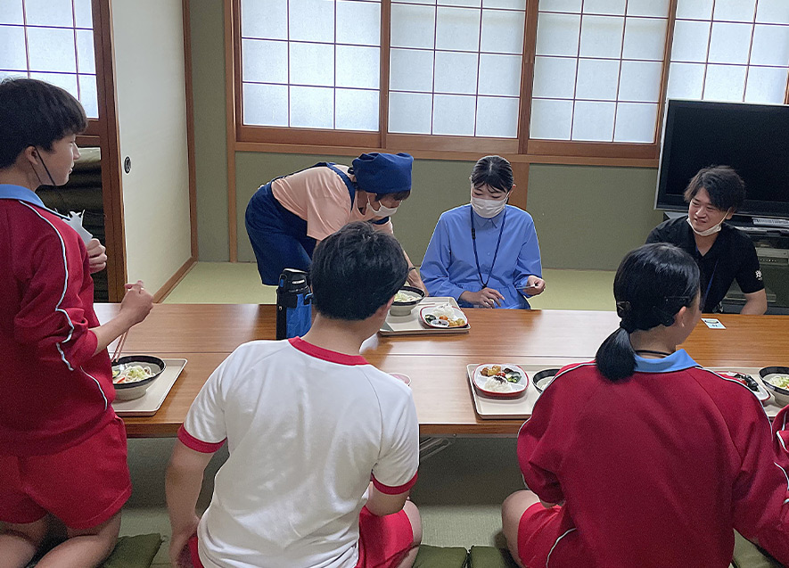 中学生の勤労体験の受入れ