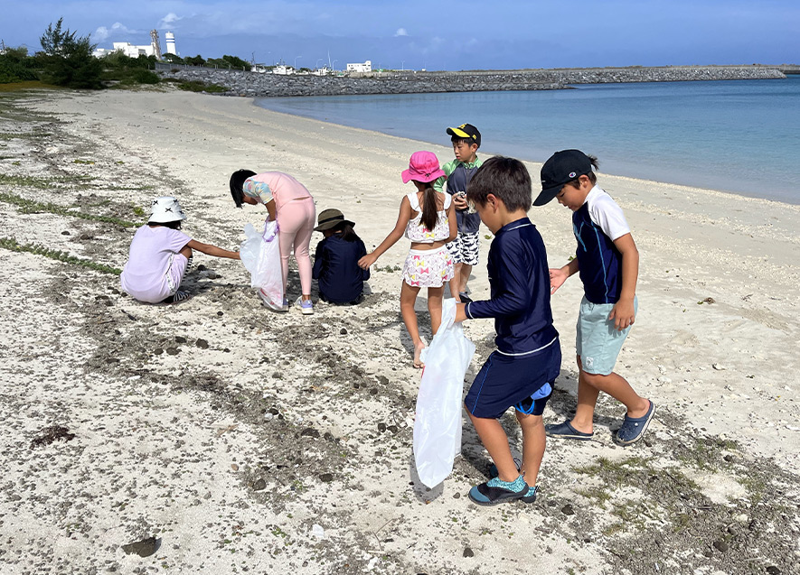 ビーチクリーン活動