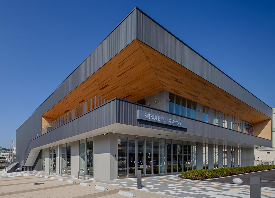 移設された温水プール