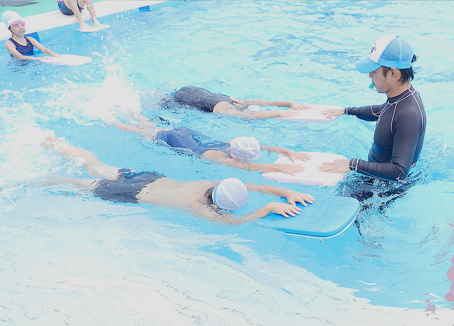 移設された温水プール