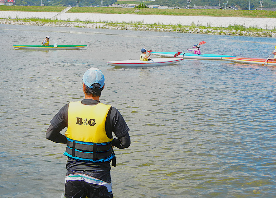 カヌー体験会の様子